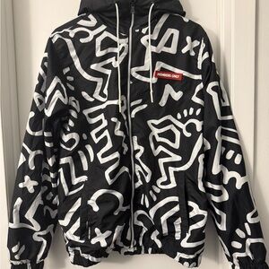 Members Only K. Haring Collab Lightweight Jacket
